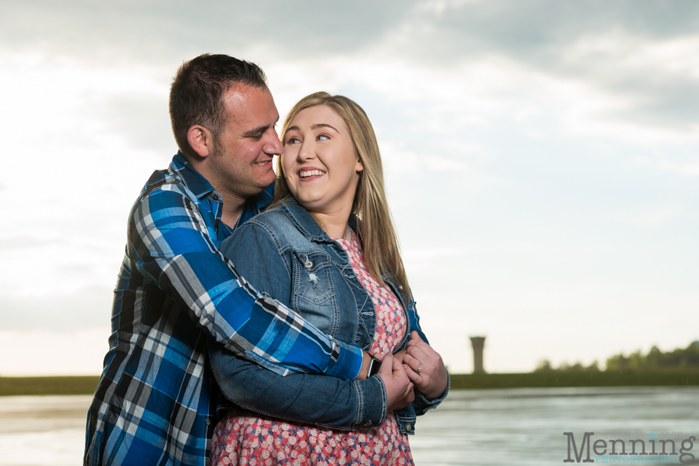 Youngstown airport engagement photos