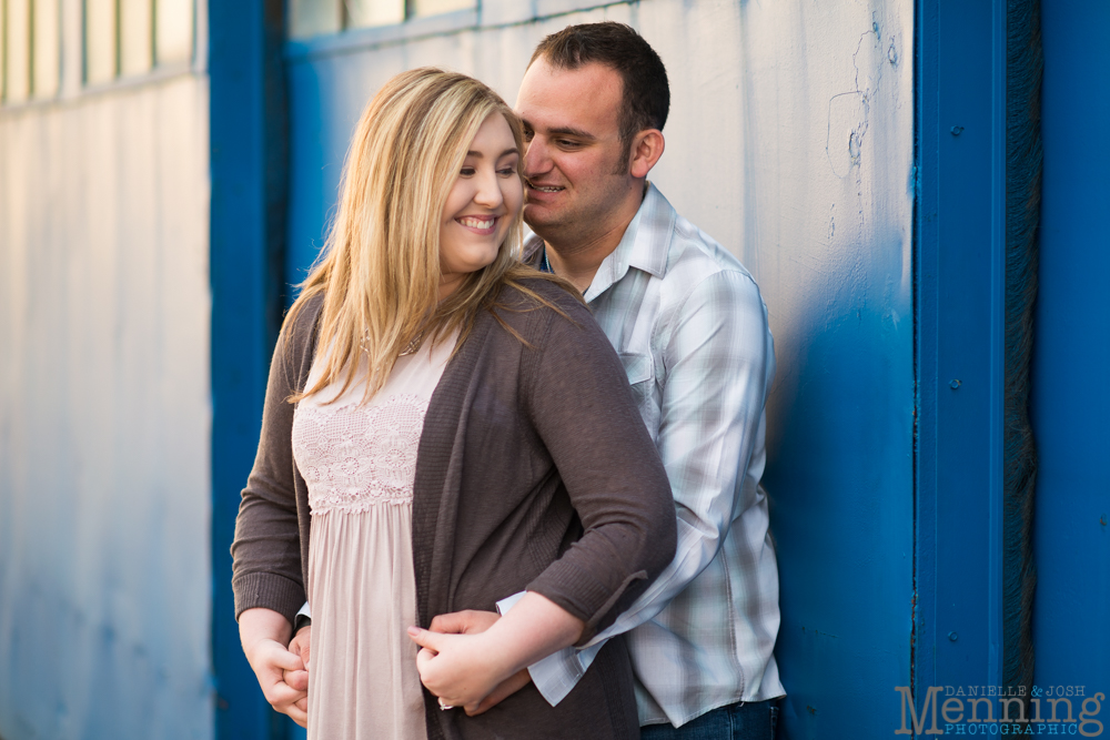 Youngstown airport engagement photos