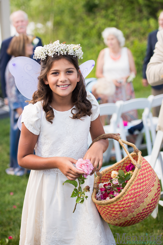 backyard wedding Columbiana Ohio