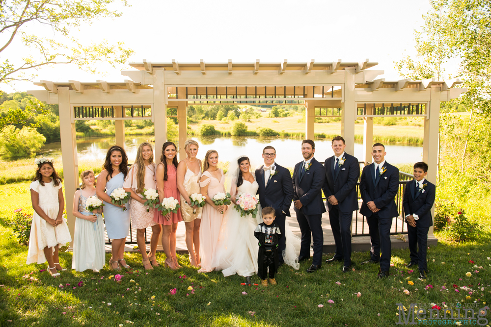 backyard wedding Columbiana Ohio