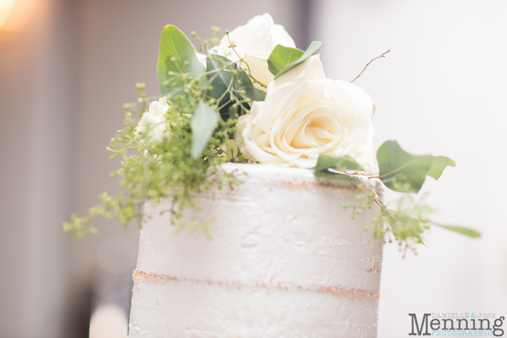 gold and greenery Youngstown wedding