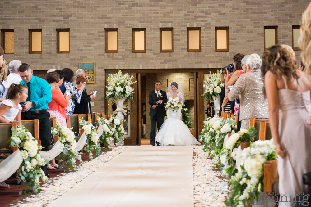 Youngstown, Ohio black tie wedding DeYor Powers Auditorium