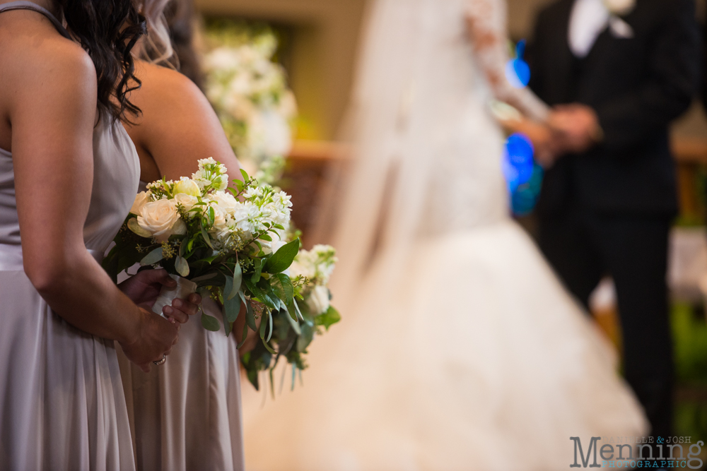 Youngstown, Ohio black tie wedding DeYor Powers Auditorium