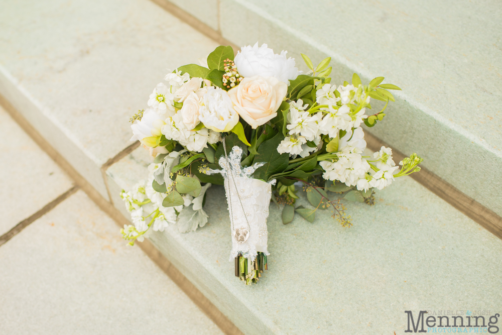 Youngstown, Ohio black tie wedding DeYor Powers Auditorium