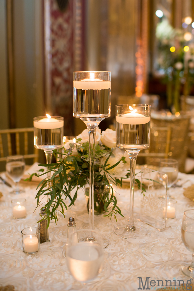 Youngstown, Ohio black tie wedding DeYor Powers Auditorium