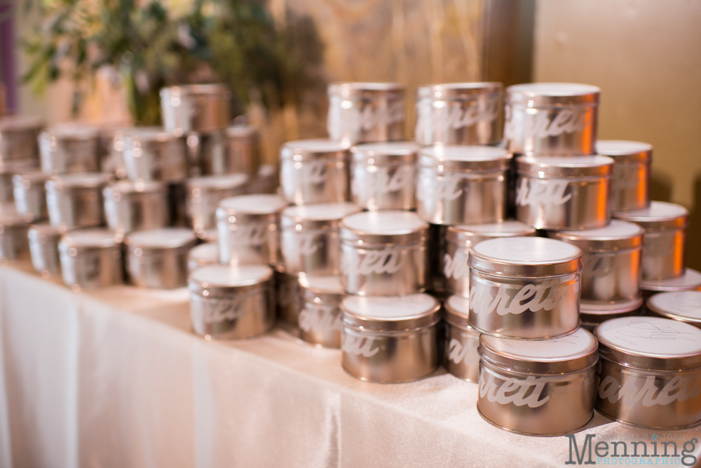 Youngstown, Ohio black tie wedding DeYor Powers Auditorium