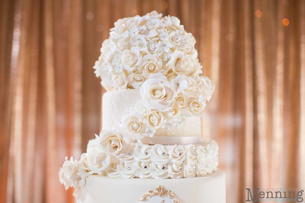 Youngstown, Ohio black tie wedding DeYor Powers Auditorium