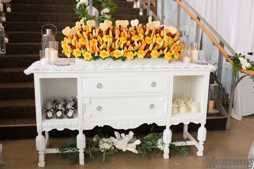 Youngstown, Ohio black tie wedding DeYor Powers Auditorium