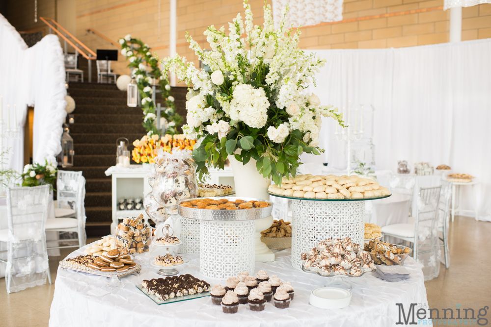 Youngstown, Ohio black tie wedding DeYor Powers Auditorium