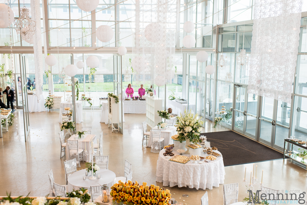 Youngstown, Ohio black tie wedding DeYor Powers Auditorium