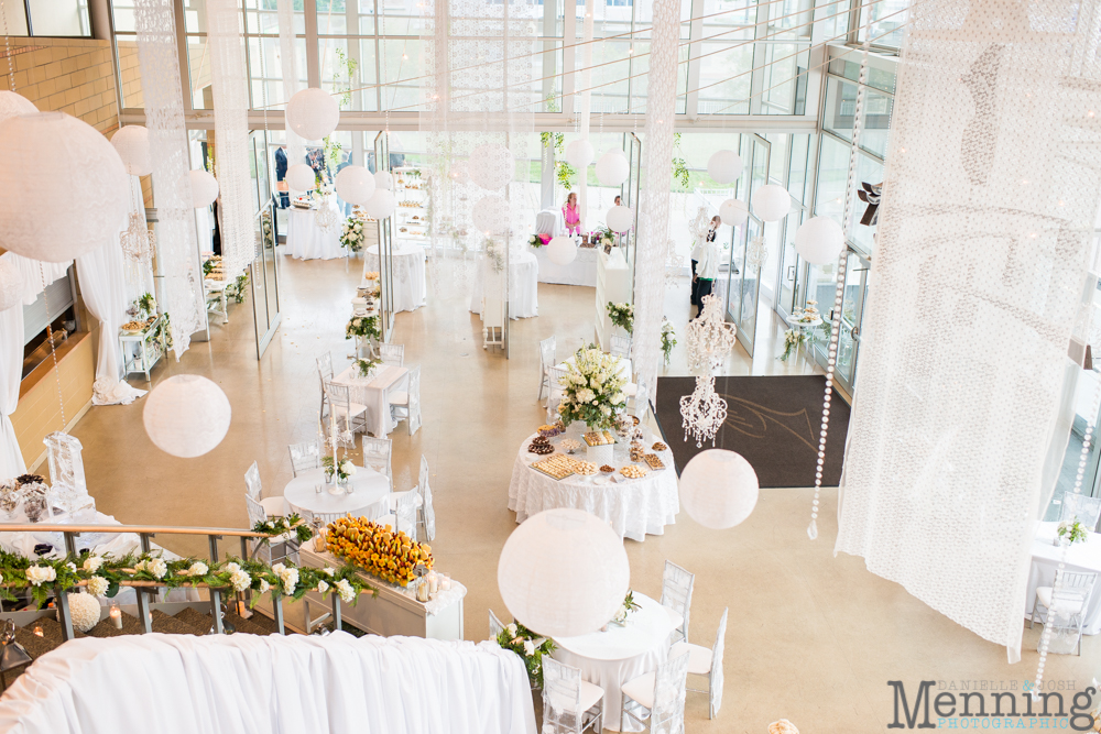 Youngstown, Ohio black tie wedding DeYor Powers Auditorium