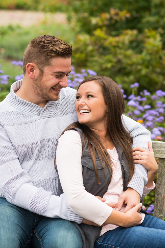 joyful engagement photos