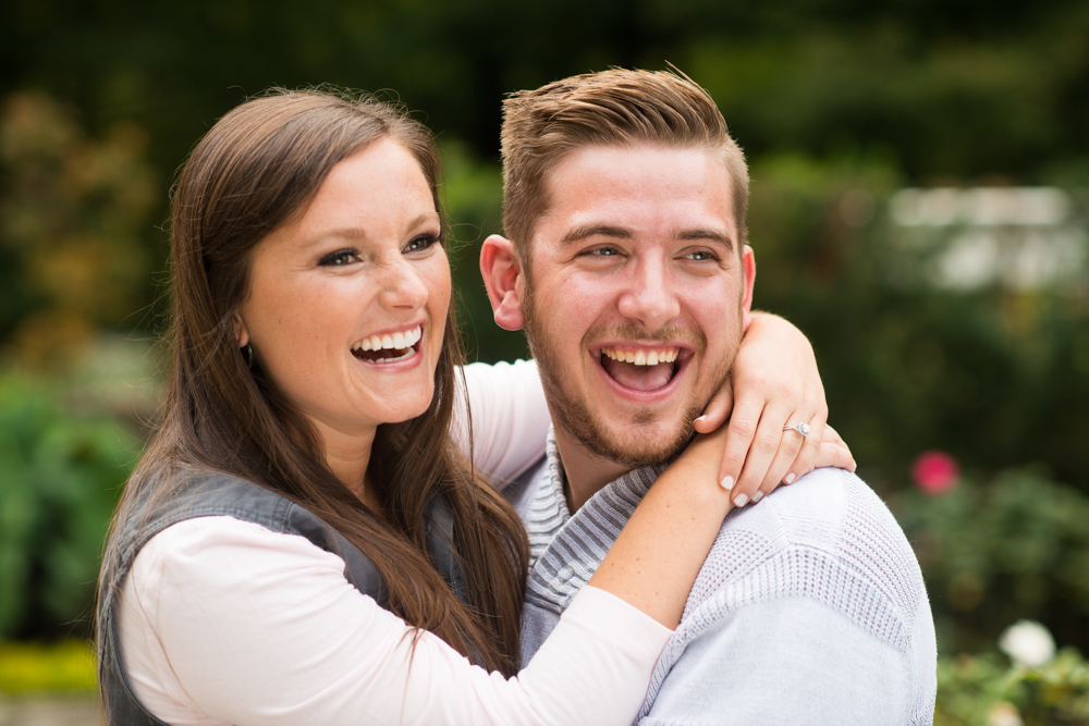 joyful engagement photos