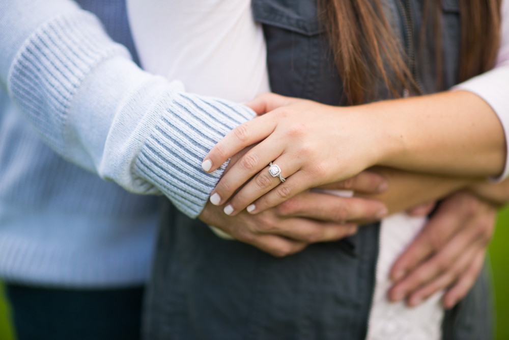 joyful engagement photos