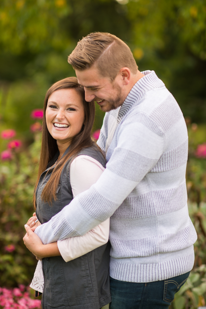 joyful engagement photos