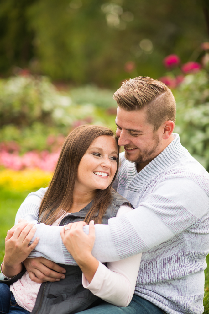 joyful engagement photos