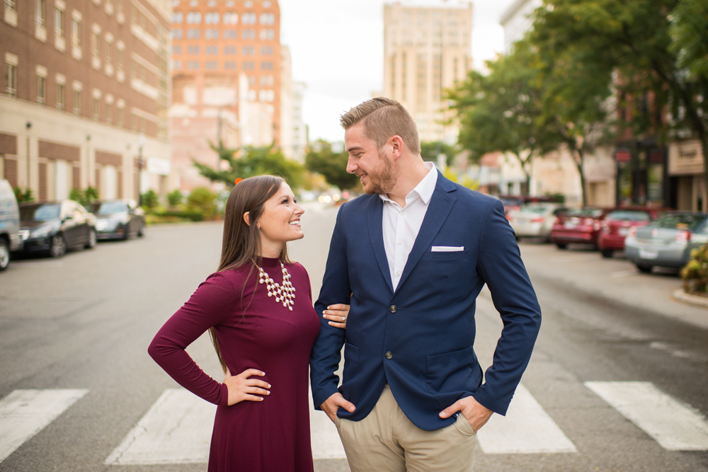 joyful engagement photos