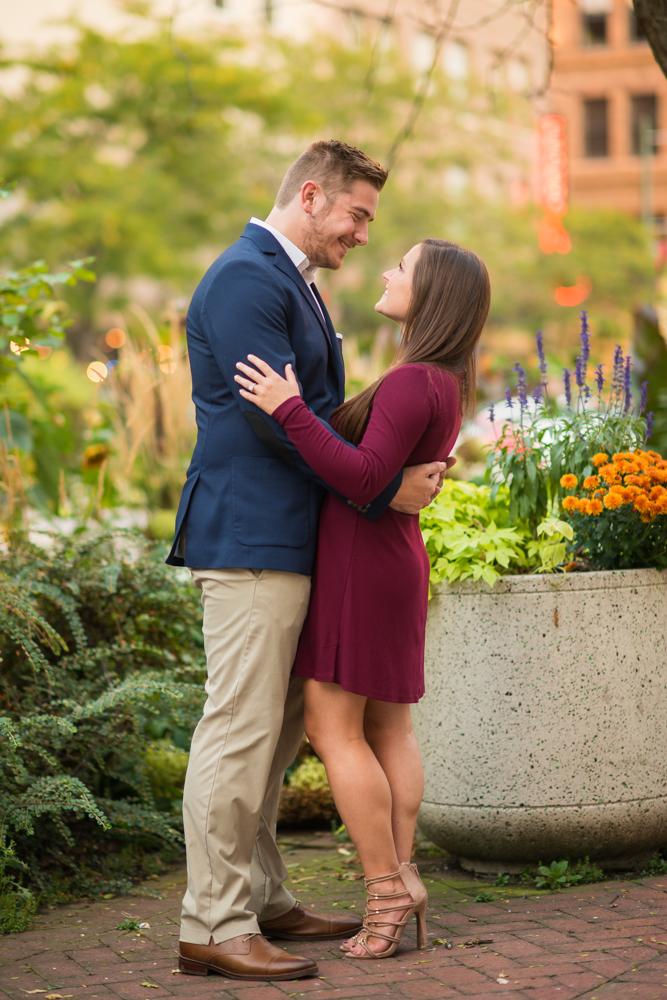 joyful engagement photos