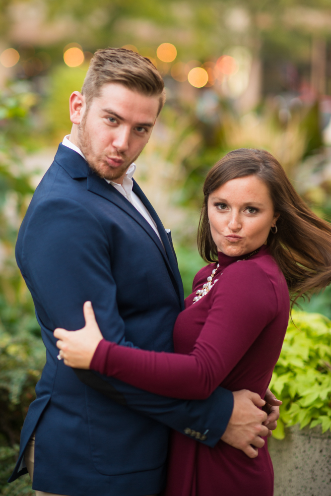 joyful engagement photos