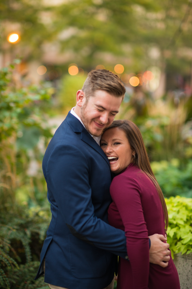 joyful engagement photos