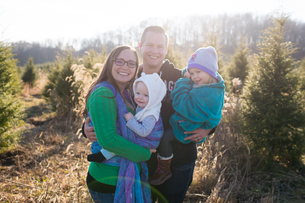 real Christmas tree family tradition