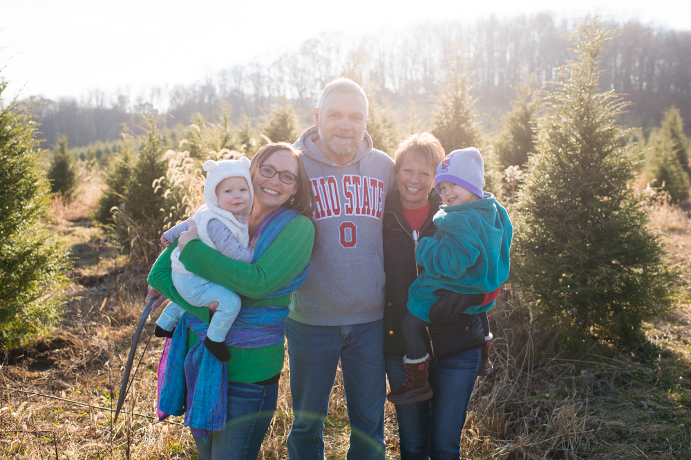 real Christmas tree family tradition