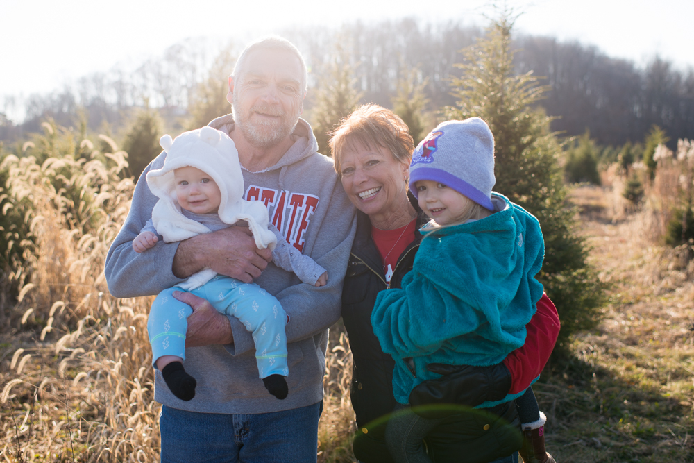 real Christmas tree family tradition