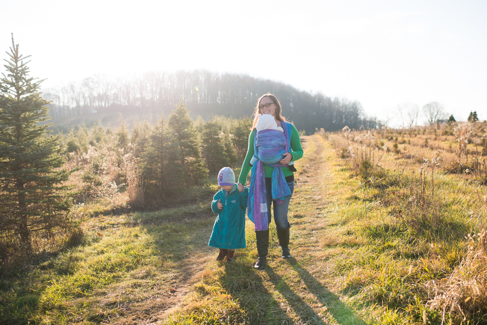 real Christmas tree family tradition