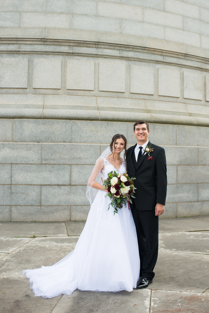 Canton wedding McKinley Monument