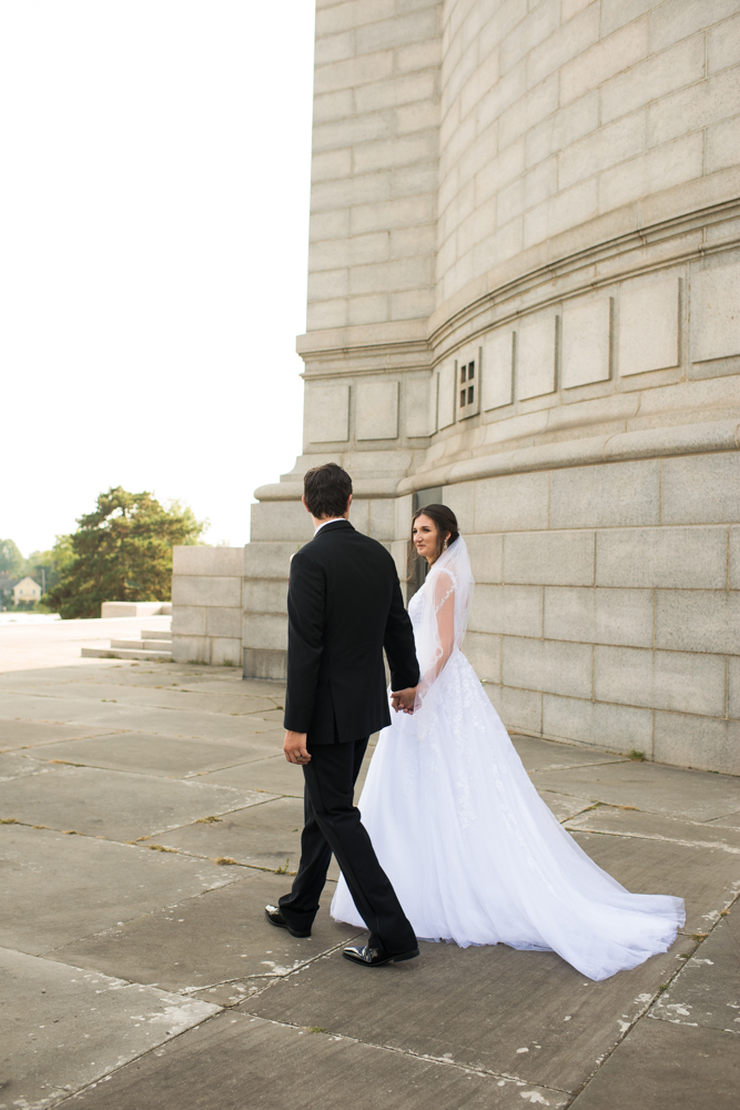 Canton wedding McKinley Monument