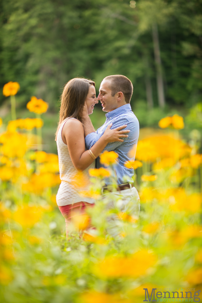 Danielle & Lance Engagement Session | Fellows Riverside Gardens | Lily Pond | Lanterman’s Mill | Youngstown, Ohio Photographers