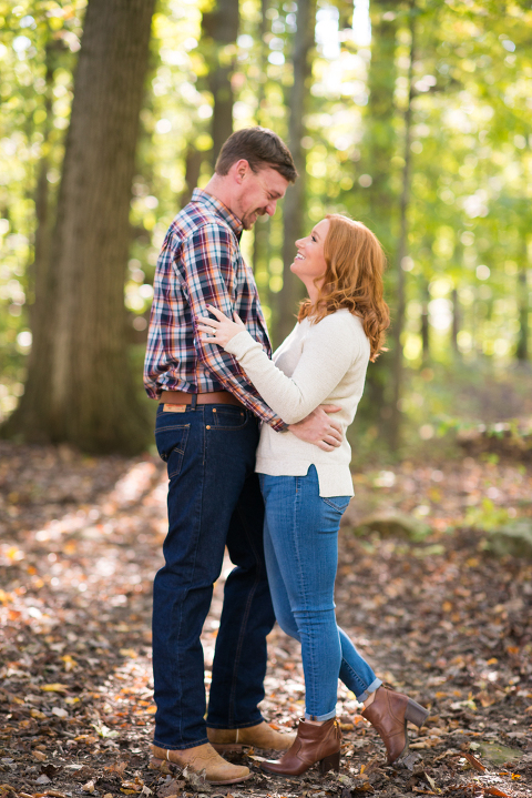 Lauren & Cooper's Autumn Engagement Photos in Columbiana | Menning ...